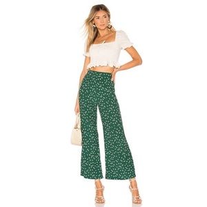 Faithful the Brand Cropped Flowy Floral Pants